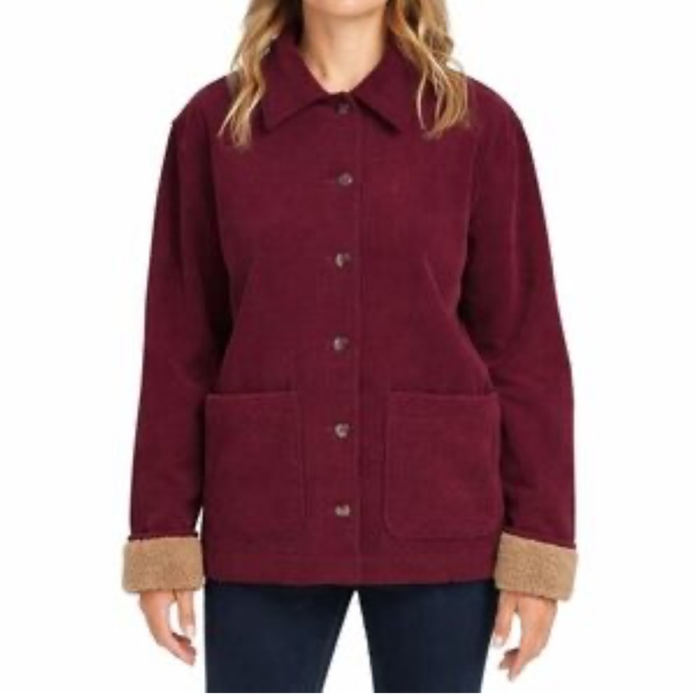 Boston Traders Women's Sherpa Lined Corduroy Jacket